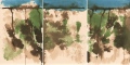 Paysage pour une ère nouvelle (triptyque) - Dessins